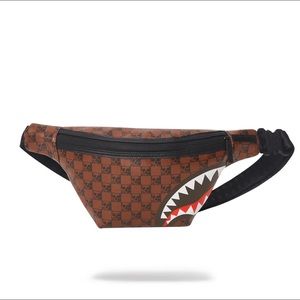 Sprayground Sharks And Skulls Crossbody